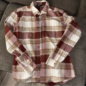 Men's Eddie Bauer Flannel in Red and Brown